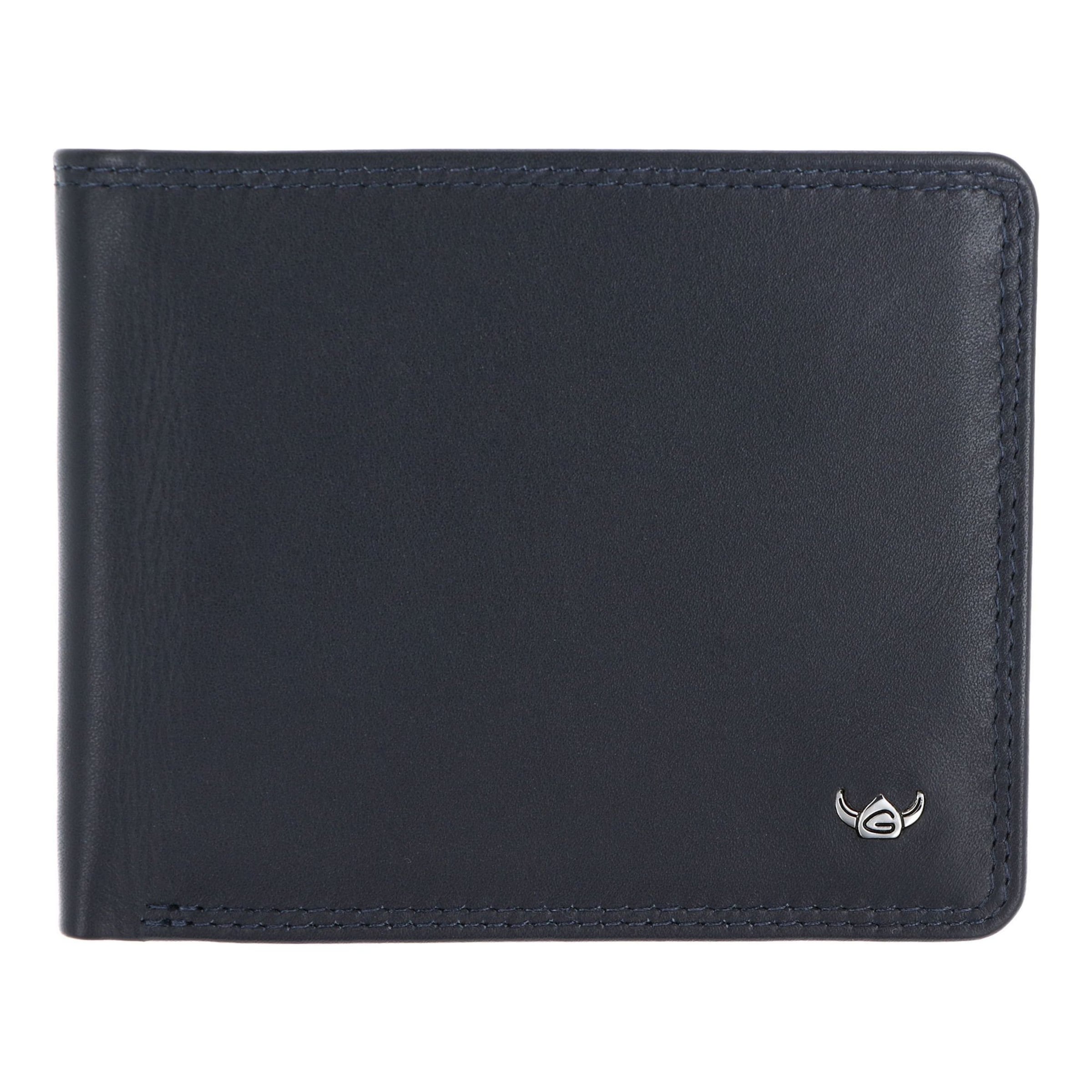 Porte-monnaies 'Polo' GOLDEN HEAD en bleu : devant