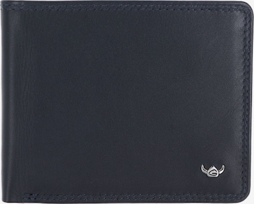 Porte-monnaies 'Polo' GOLDEN HEAD en bleu : devant