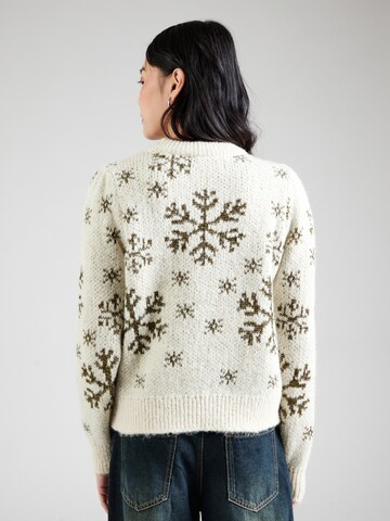 VERO MODA - Jersey 'VMSNOWY FROST' en beige