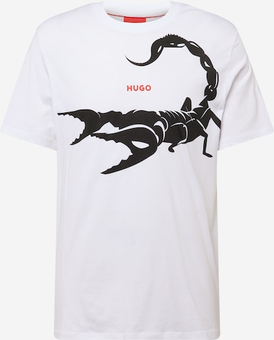 HUGO Shirt 'Darpione' in Red / Black / White, Item view
