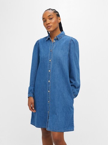 Robe-chemise 'ZANDIE' OBJECT en bleu : devant