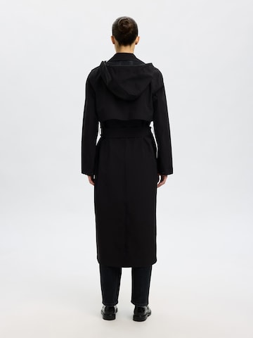 Manteau mi-saison 'SLFALINE TECH' SELECTED en noir