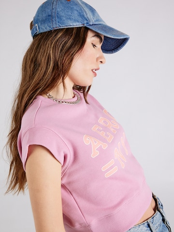 AÉROPOSTALE T-Shirt 'NY' in Lila