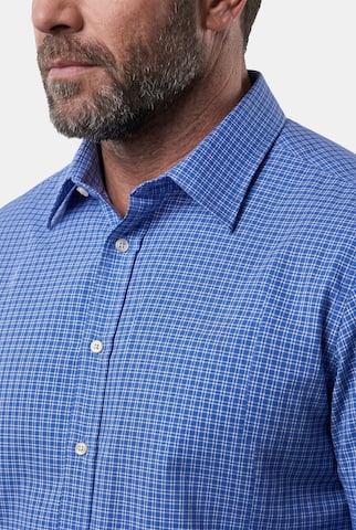 Men Plus Comfort Fit Hemd in Blau