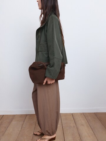 MANGO Átmeneti dzseki 'Matcha' - zöld