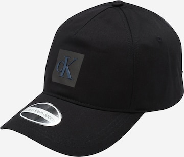 Calvin Klein Jeans Cap in Black: front