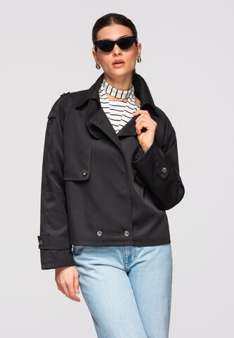 Veste mi-saison 'OW-JANP-0120' Ombre en noir