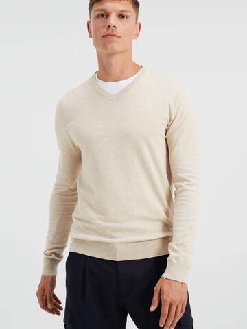 Pull-over WE Fashion en beige