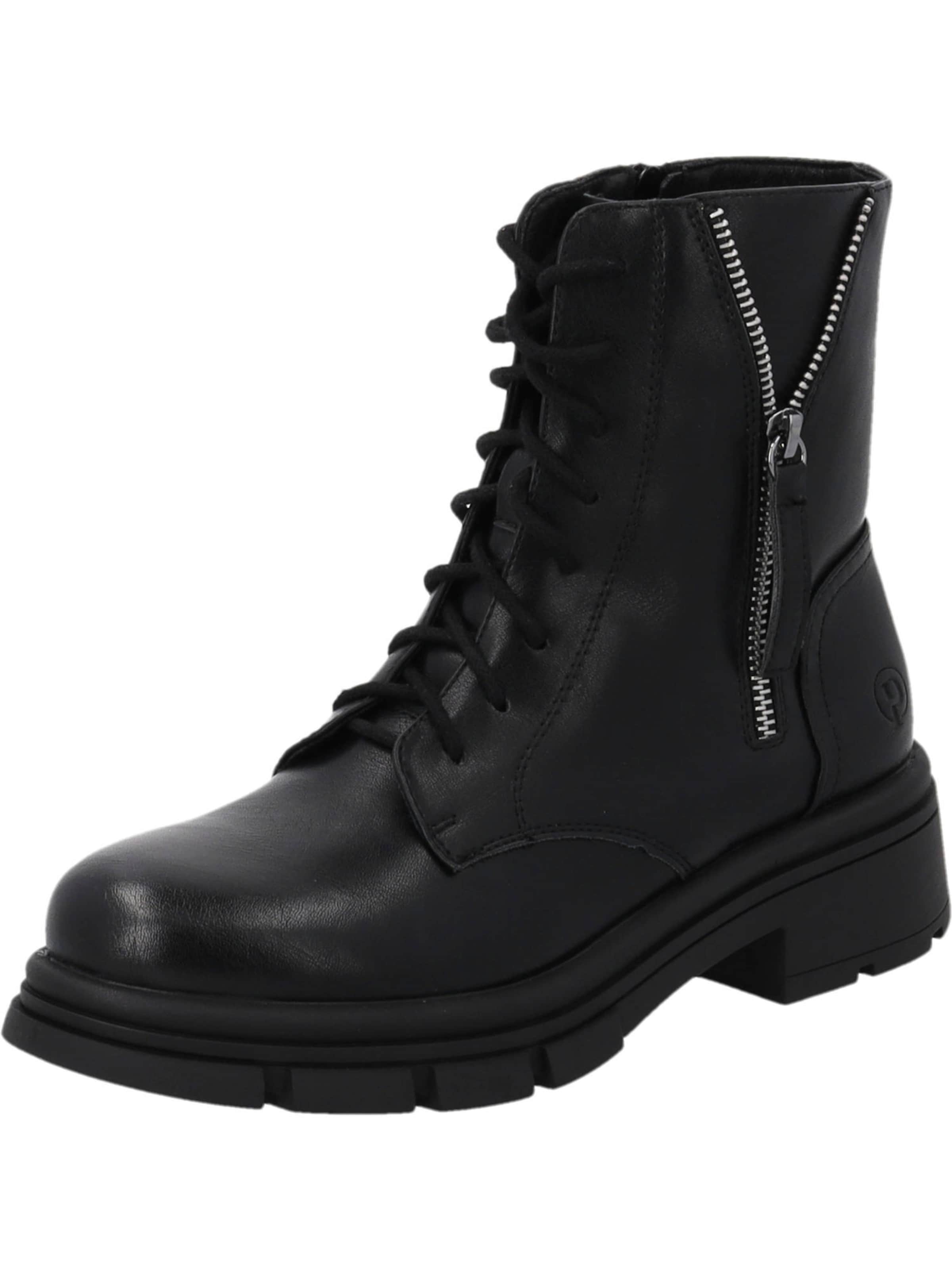 Palado Stövlett med snörning 'Dorroris' i svart: framsida