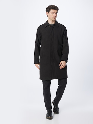 Revolution Ανοιξιάτικο και φθινοπωρινό παλτό σε μαύρο: μπροστά