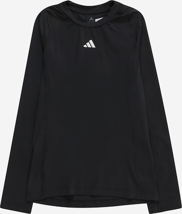 T-Shirt fonctionnel ADIDAS PERFORMANCE en noir : devant