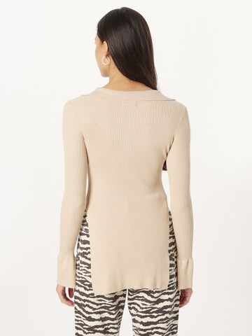 Misspap Gebreid vest in Beige