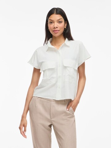 VILA Blouse 'VILyva' in White: front