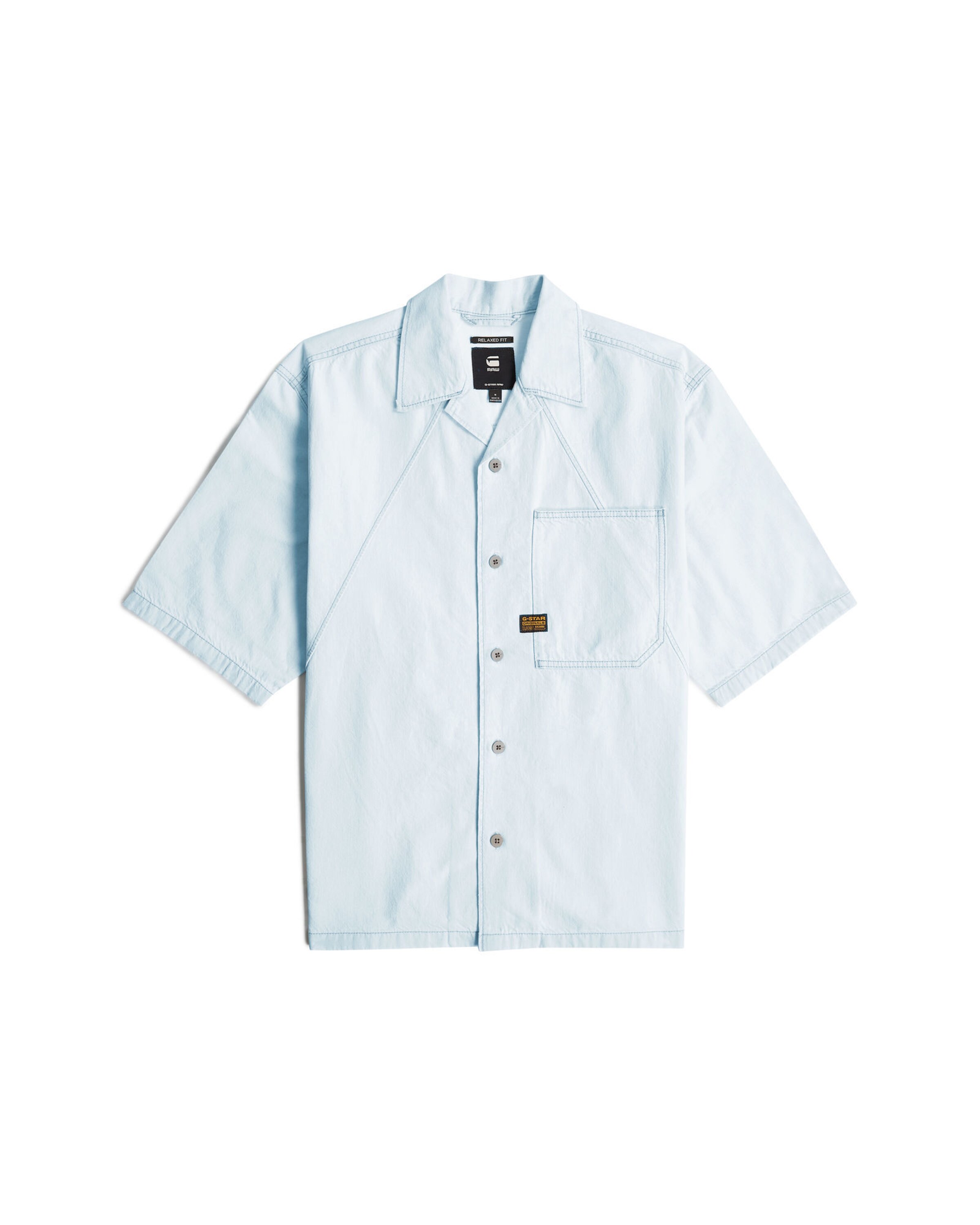 Coupe regular Chemise G-STAR en bleu : devant