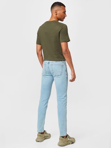 Abercrombie & Fitch Slimfit Jeans in Blau