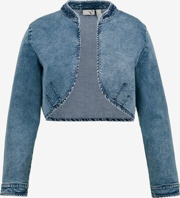 Ulla Popken Between-Season Jacket in Blue: front