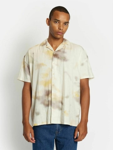 Regular fit Camicia ' DPPrinted ' di Denim Project in bianco: frontale