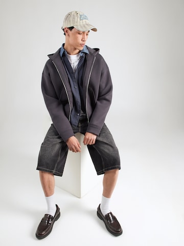 WEEKDAY - Sudadera con cremallera 'Simon' en gris