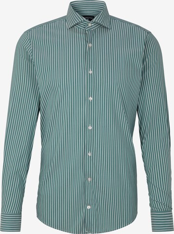 STRELLSON Slim fit Button Up Shirt 'Sereno' in Green: front