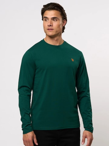 U.S. POLO ASSN. Shirt 'Brolin' in Grün: Vorderseite