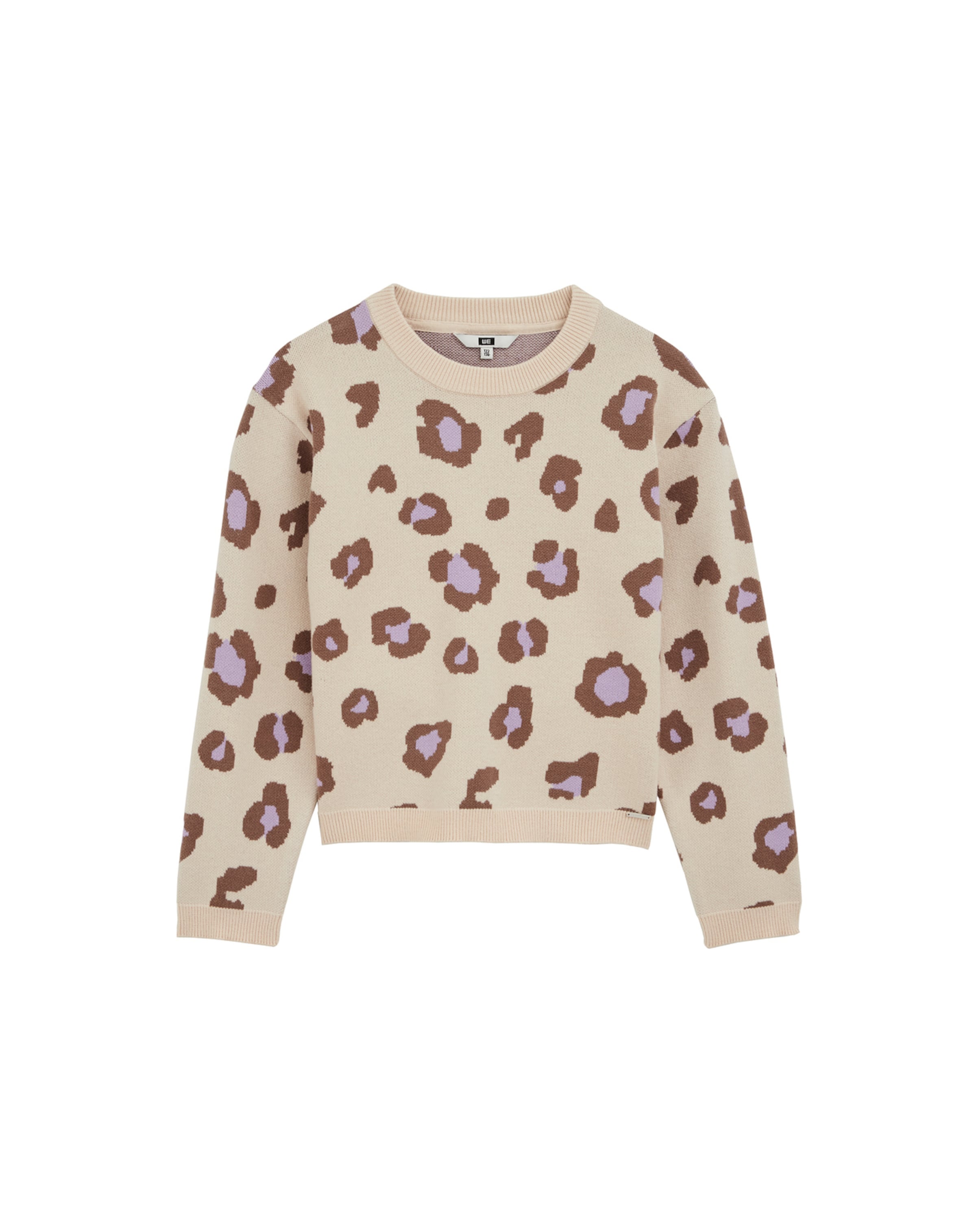 WE Fashion Pulover | bež barva: sprednja stran