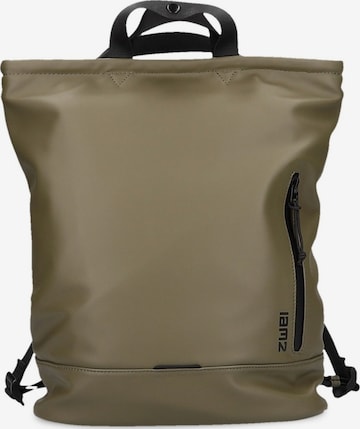 ZWEI Backpack 'Rucksacktasche CARGO CAR140' in Green: front