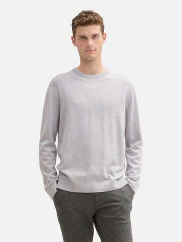 TOM TAILOR Pullover in Grau: Vorderseite