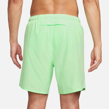 NIKE Regular Workout Pants 'Challenger' in Green