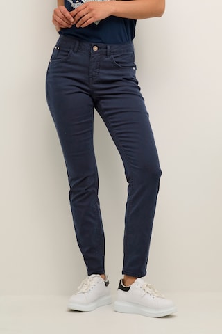 Cream Slimfit Jeans 'Lotte' in Blau: predná strana