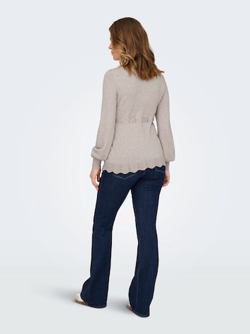 Only Maternity Knit cardigan 'OLMKALLU' in Grey
