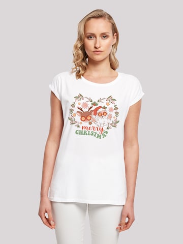 F4NT4STIC Shirt in Wit: voorkant