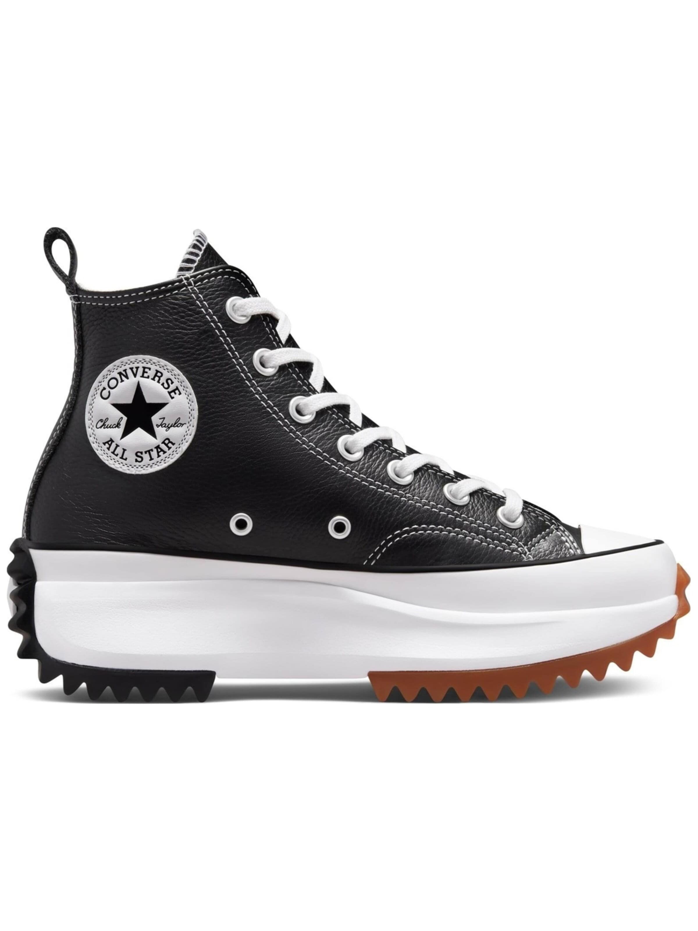 CONVERSE Sportschoen 'Run Star Hike' in Zwart: voorkant