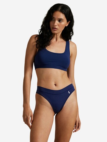 String ' Club Cotton ' Polo Ralph Lauren en bleu : devant