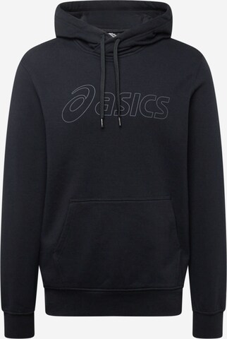 ASICS Athletic Sweatshirt in Black: front