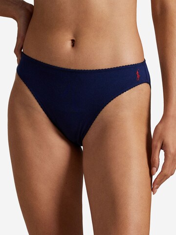 Slip Polo Ralph Lauren en bleu : devant