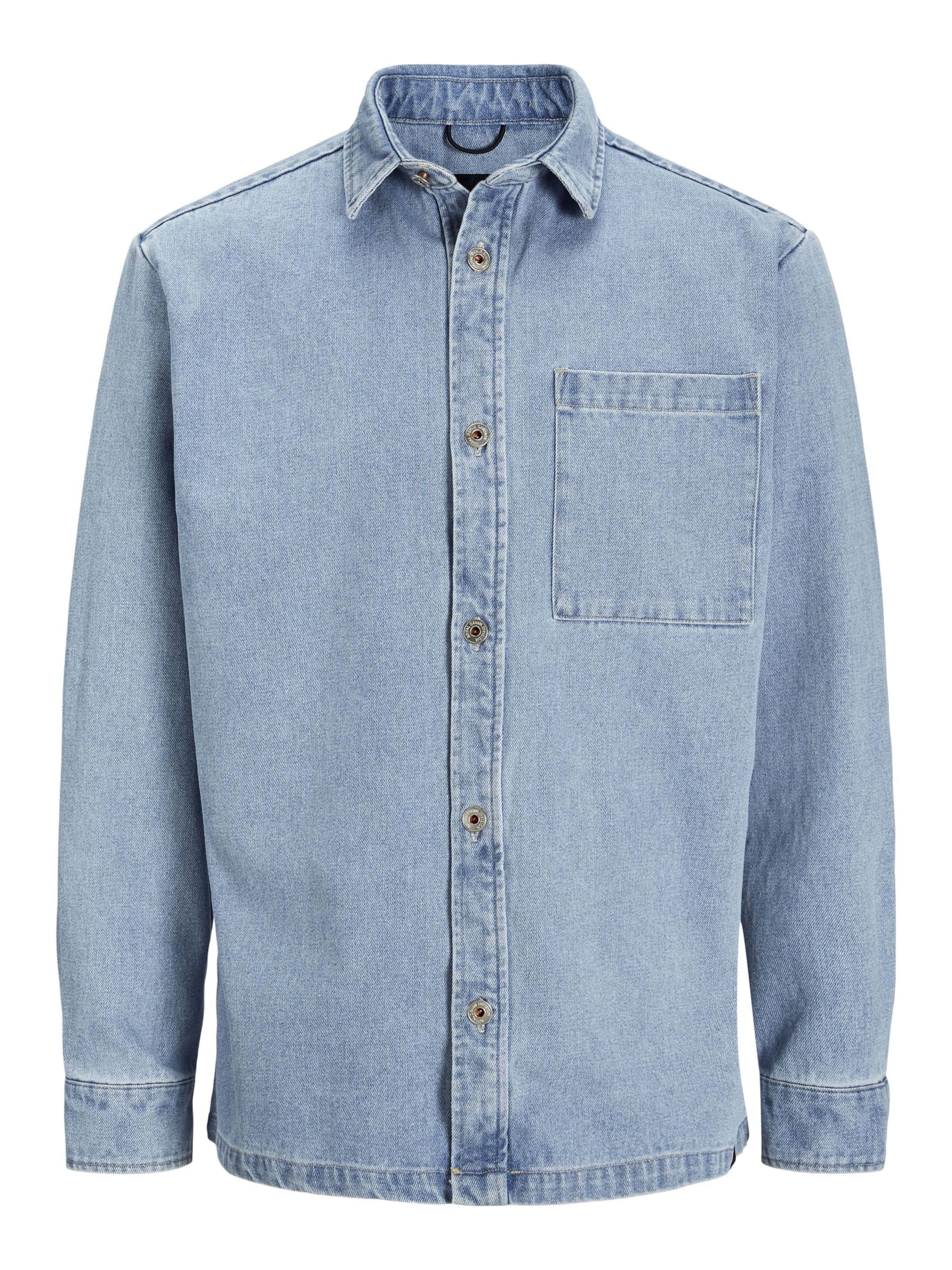 R.D.D. ROYAL DENIM DIVISION Regular fit Overhemd 'RDDCOLTER' in Blauw: voorkant