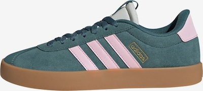 ADIDAS SPORTSWEAR Baskets basses 'VL Court 3.0' en or / gris clair / sapin / rose, Vue avec produit