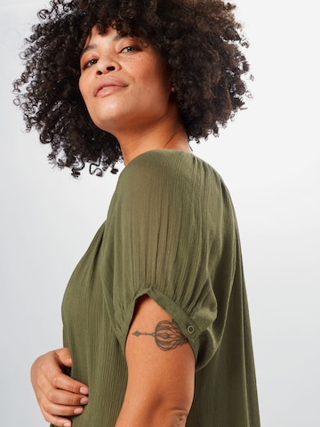 KAFFE CURVE Tunic 'Cami' in Green