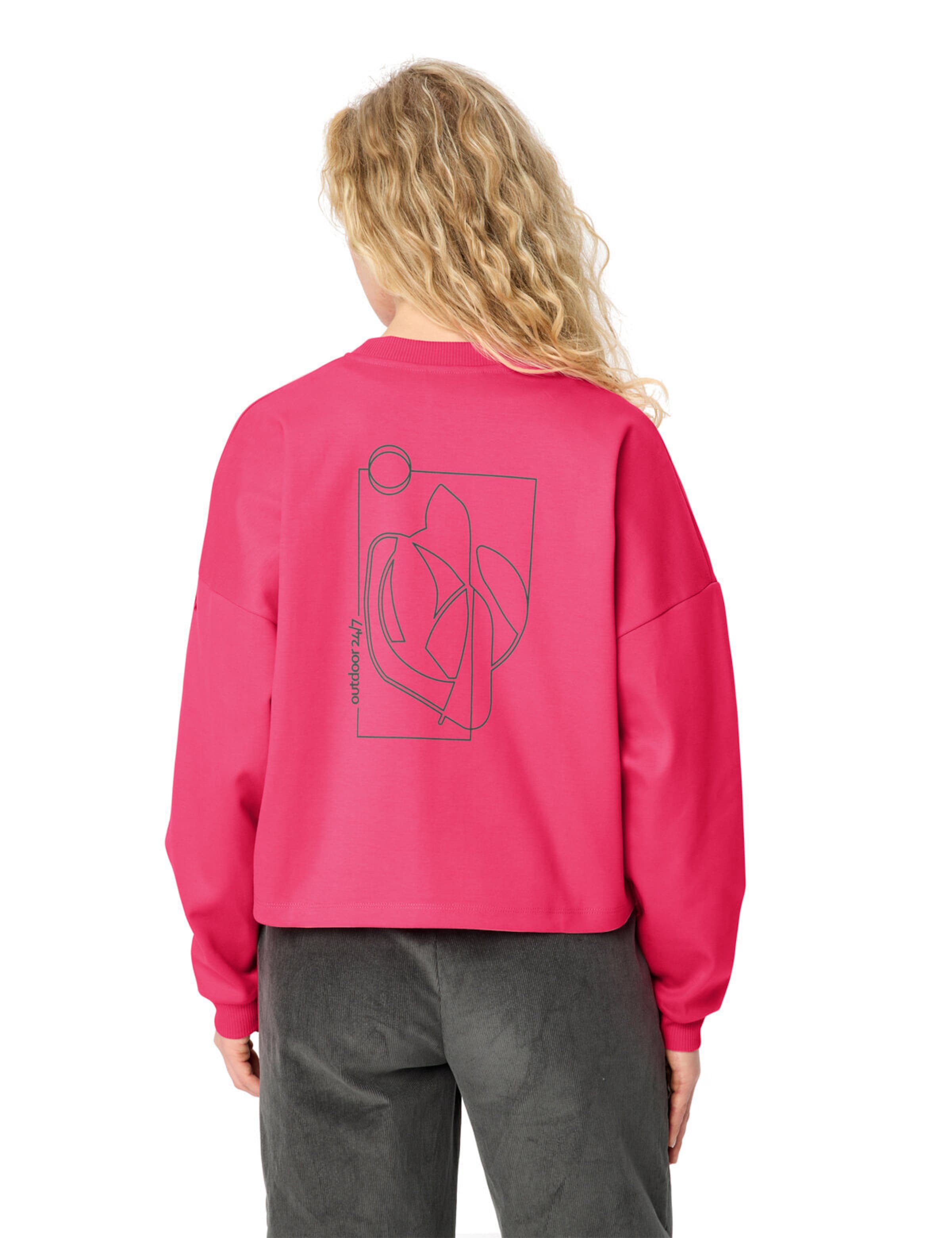VAUDE Sweatshirt 'Najun' in Pink: Vorderseite