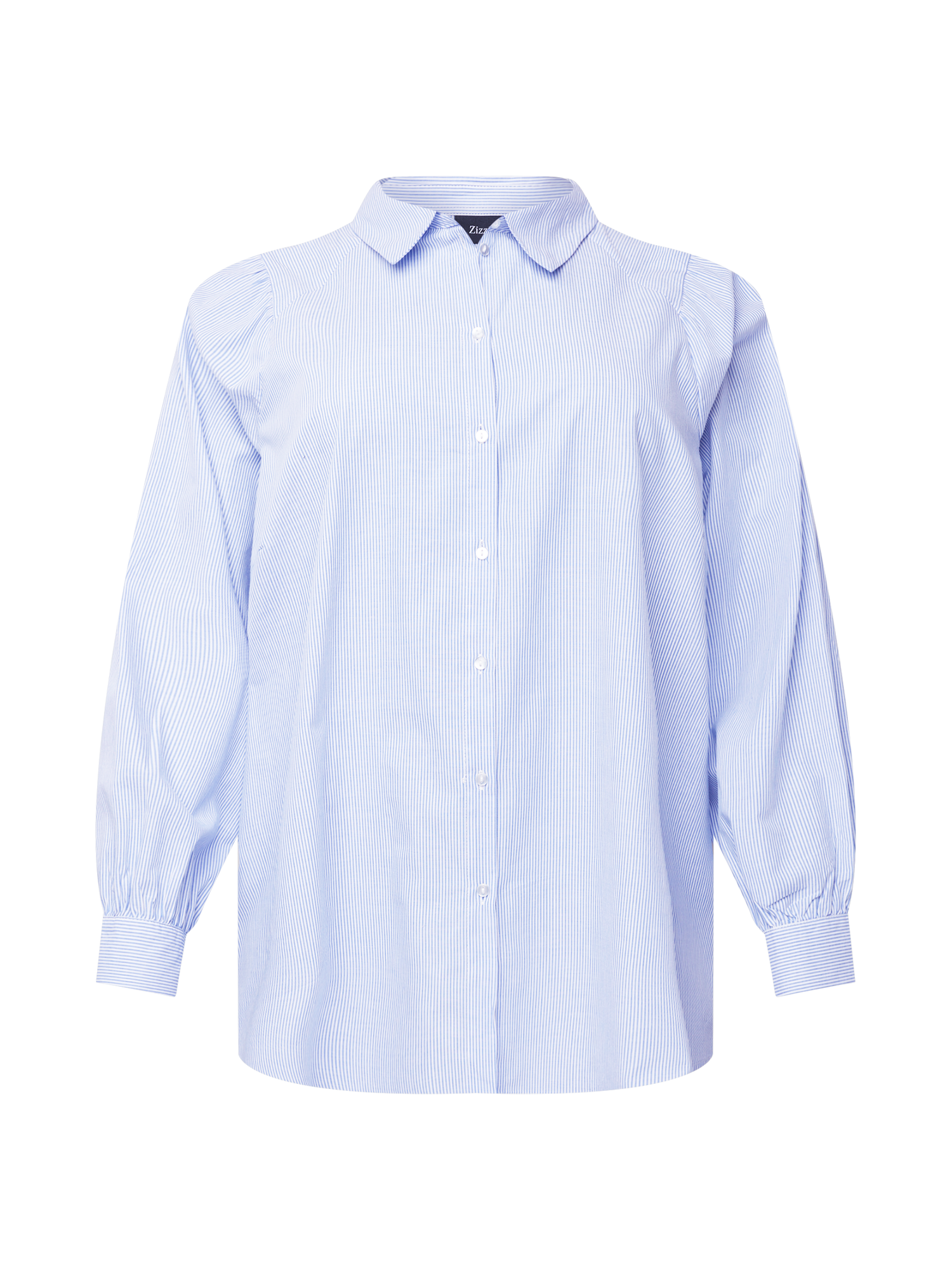 Abbigliamento Taglie comode Zizzi Camicia da donna in Blu Chiaro 