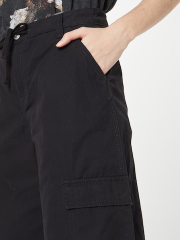 Regular Pantalon cargo 'Getty' WEEKDAY en noir