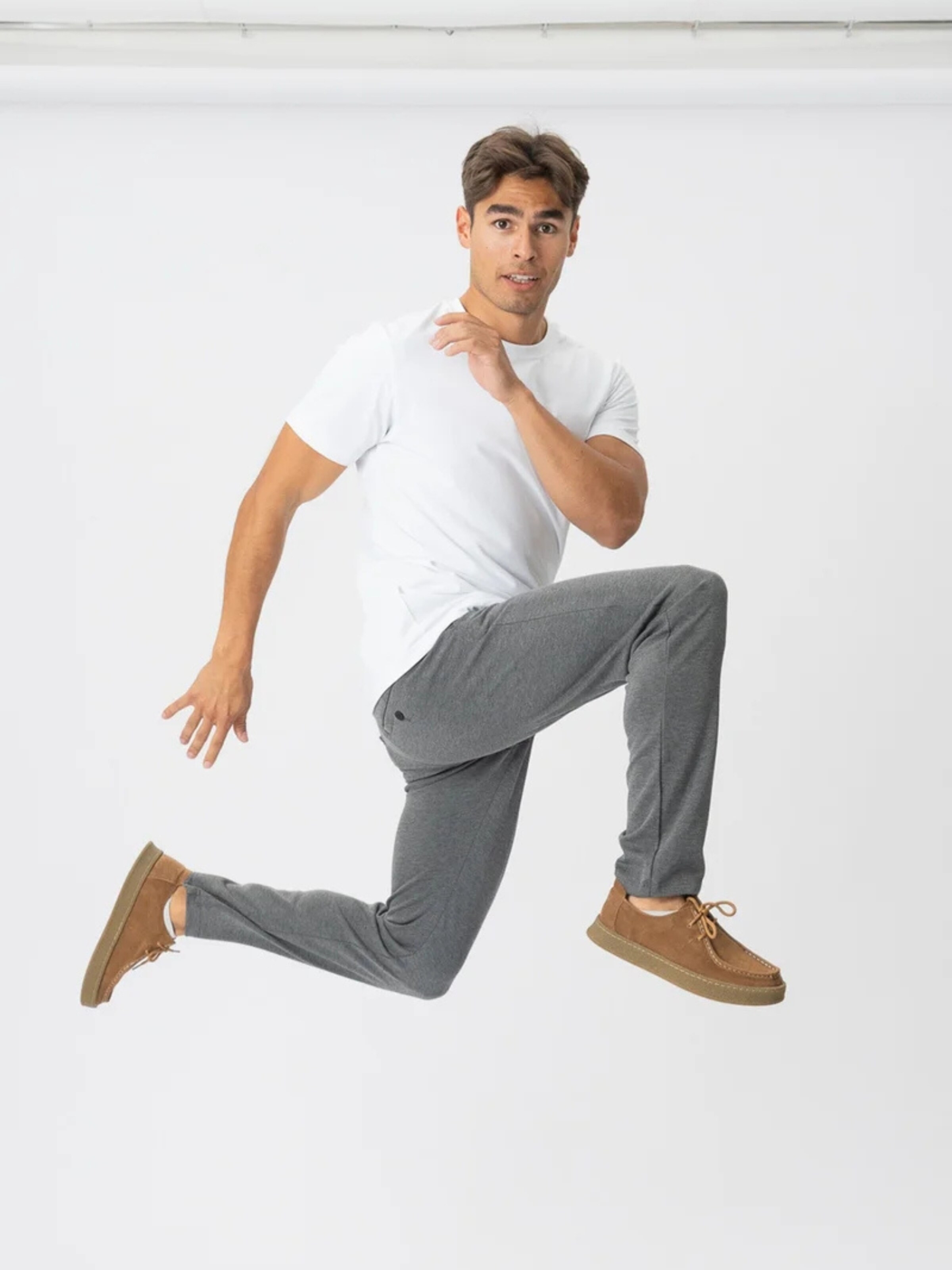 TEESHOPPEN Regular Trousers ' The Original ' in Grey