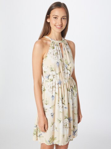 VILA Letní šaty 'MESA' – béžová: přední strana