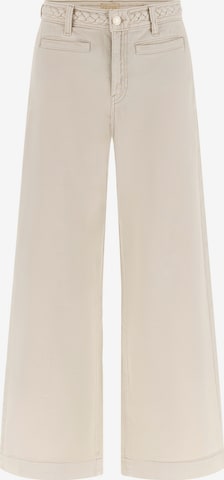 GUESS Wide Leg Housut 'ZOYA' värissä ruskea: etupuoli