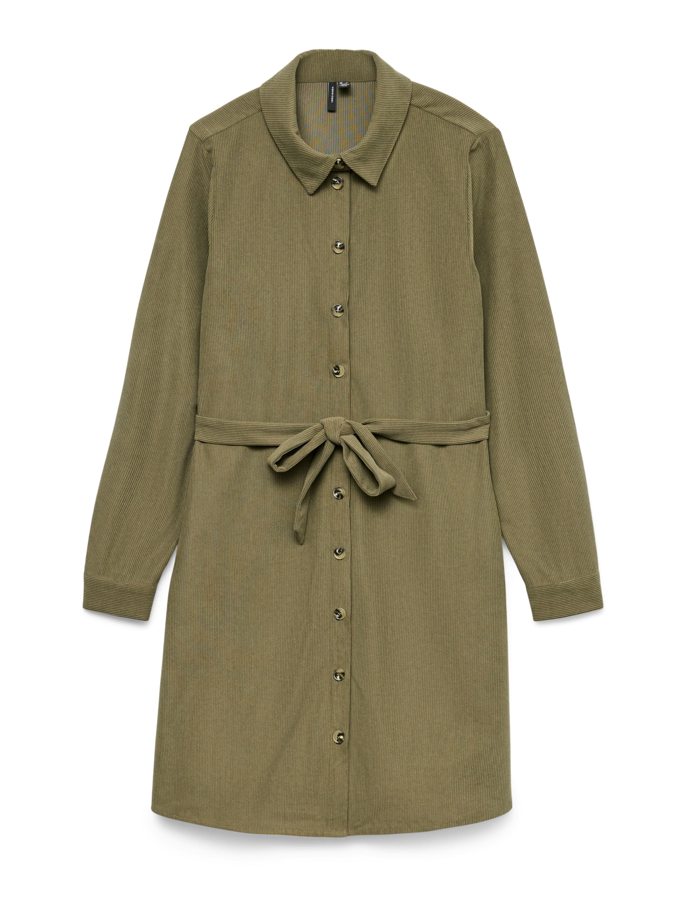 VERO MODA Shirt dress 'VMELLY' in Green: front