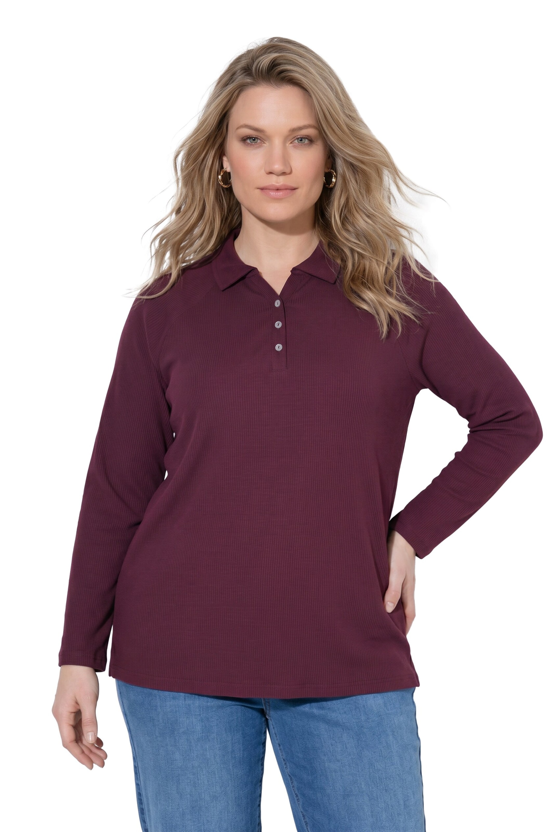 Ulla Popken Shirt in Red: front