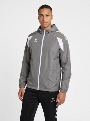 Hummel Sportjacke 'Core 2.0' in Grau: Vorderseite