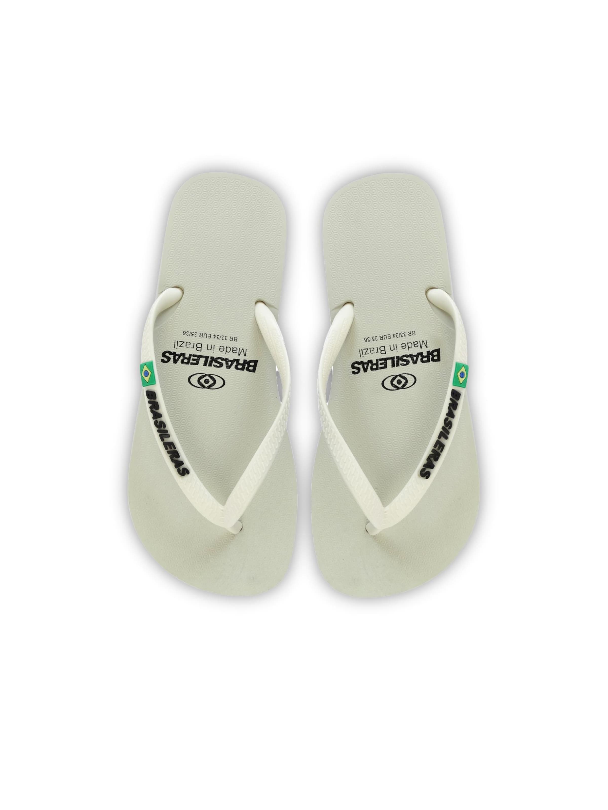 Infradito 'Classic SS19' di Brasileras in bianco