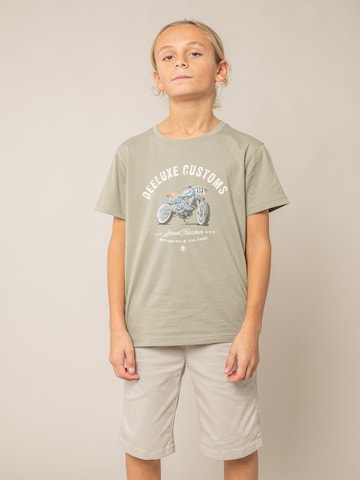 T-Shirt 'RULES' Deeluxe en vert : devant