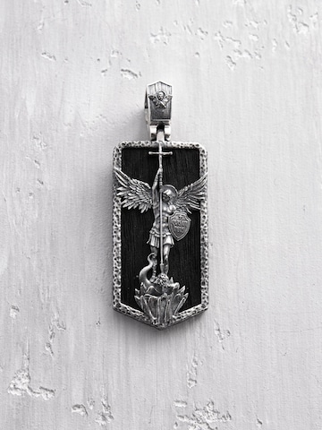 REYTEL Anhänger 'ARCHANGEL MICHAEL '‌‌‌‌‌‌ in Silber: Vorderseite